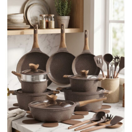 Colección de Cocina Profesional Granito & Madera