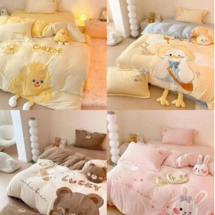 Colección de Edredones Kawaii Amigos Blanditos