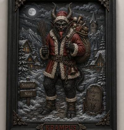 ❄️ Cuadro del Krampus🎄