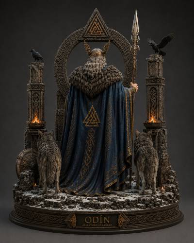 🧙♂️ Figura de Odín 🪖 - Imagen 3