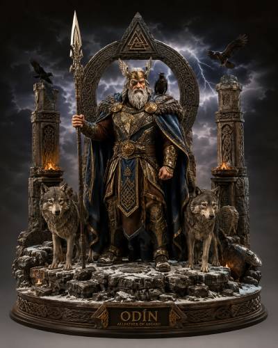 🧙♂️ Figura de Odín 🪖