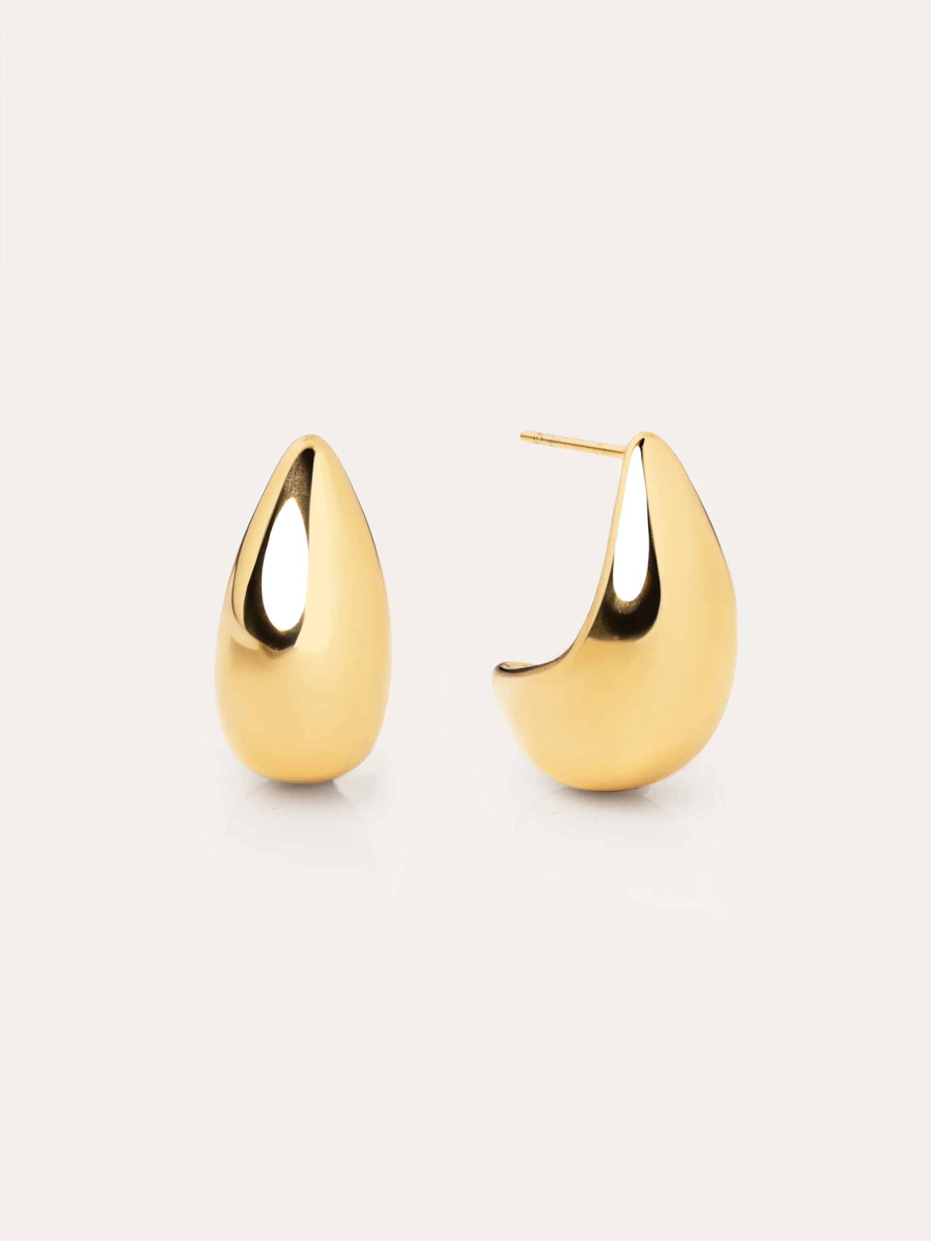 PENDIENTES DE GOTA BAÑADOS EN ORO